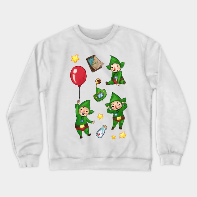 happy fairy dude Crewneck Sweatshirt by KaijuCupcakes